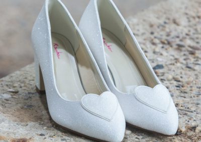 Witte trouwschoenen